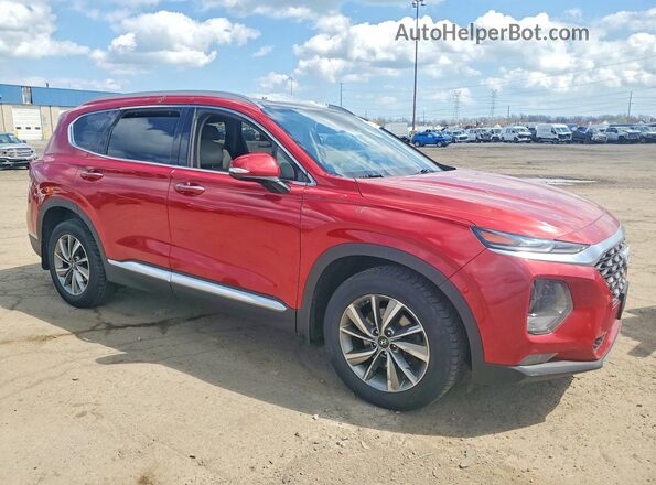 5NMS5CADXKH135485 2019 HYUNDAI SANTA Красный 