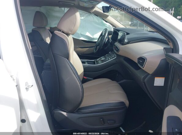 5NMS5DA10PH023605 2023 HYUNDAI SANTA FE HYBRID White Widok wnętrza z przodu