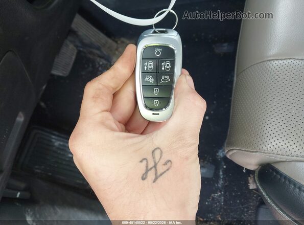 5NMS5DA10PH023605 2023 HYUNDAI SANTA FE HYBRID White Widok deski rozdzielczej