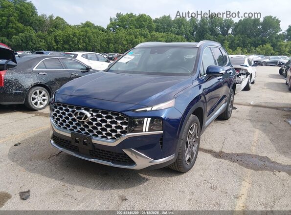 5NMS5DA19PH011615 2023 HYUNDAI SANTA FE HYBRID Blue Vista frontal
