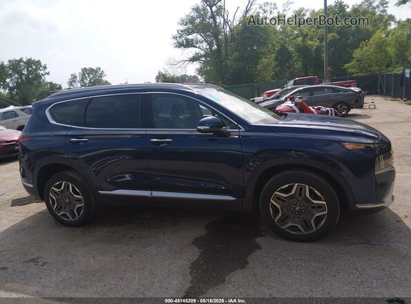 5NMS5DA19PH011615 2023 HYUNDAI SANTA FE HYBRID Blue Vista interior trasera