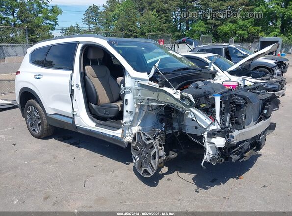 5NMS5DA1XPH015138 2023 HYUNDAI SANTA FE HYBRID White Դիմացի տեսք