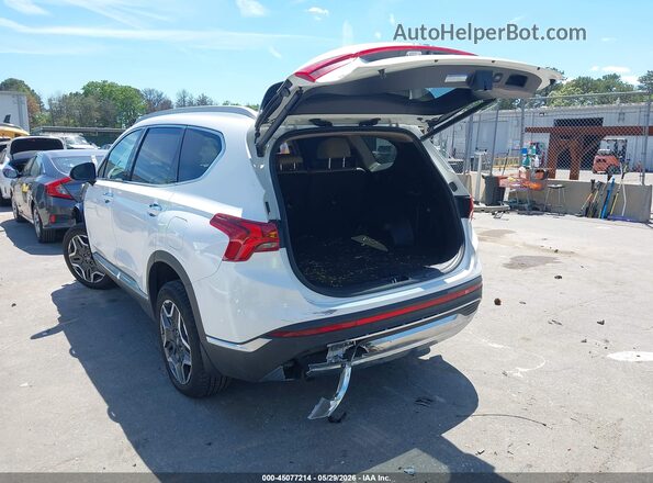 5NMS5DA1XPH015138 2023 HYUNDAI SANTA FE HYBRID White Հետևի ձախ