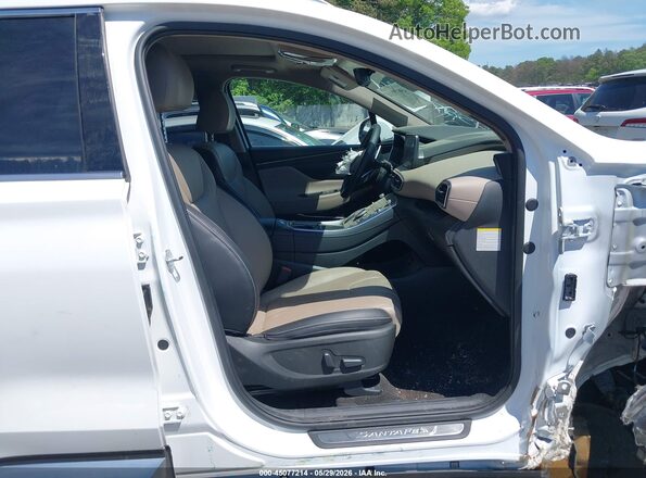 5NMS5DA1XPH015138 2023 HYUNDAI SANTA FE HYBRID White Սալոնի դիմացի տեսք