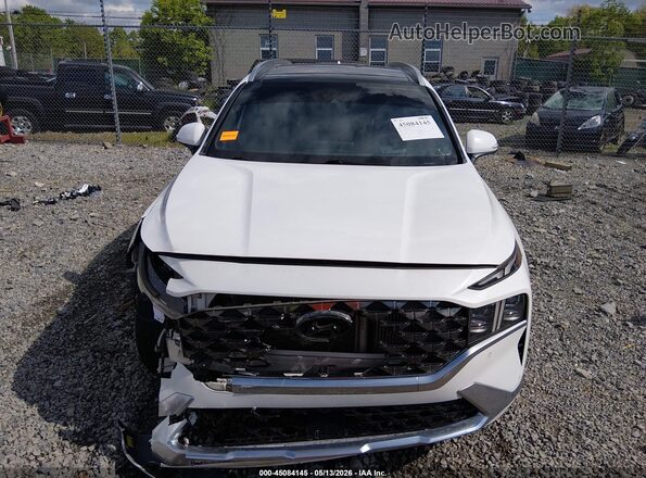 5NMS5DAL0NH447459 2022 HYUNDAI SANTA FE White Սալոնի հետևի տեսք