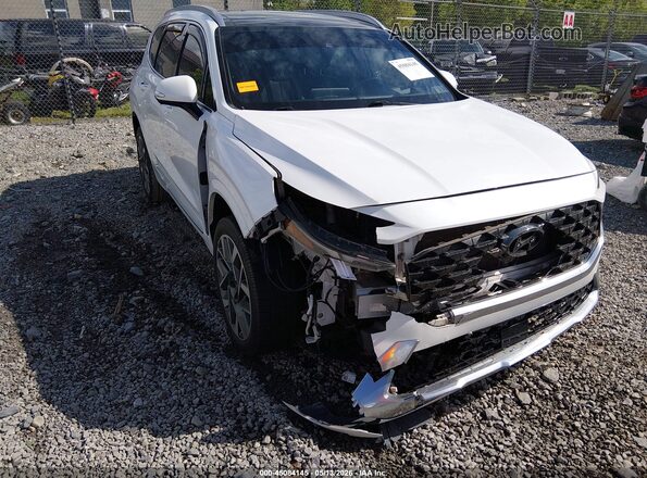 5NMS5DAL0NH447459 2022 HYUNDAI SANTA FE White Դիմացի տեսք