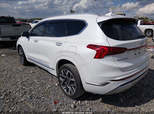 5NMS5DAL0NH447459 2022 HYUNDAI SANTA FE White Հետևի ձախ