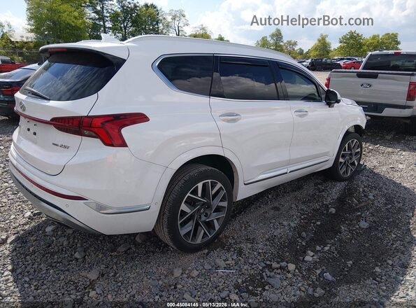5NMS5DAL0NH447459 2022 HYUNDAI SANTA FE White Հետևի աջ