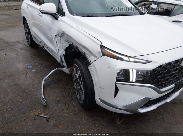 5NMS5DAL1NH403020 2022 HYUNDAI SANTA FE White წინა ხედი