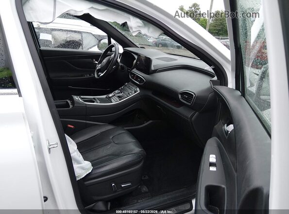 5NMS5DAL1NH403020 2022 HYUNDAI SANTA FE White წინა სალონის ხედი
