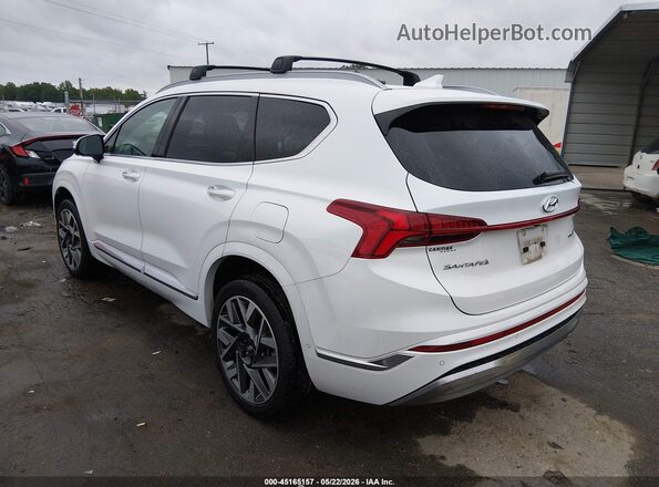 5NMS5DAL1NH403020 2022 HYUNDAI SANTA FE White უკანა მარცხენა
