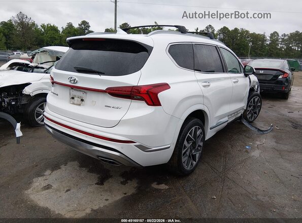 5NMS5DAL1NH403020 2022 HYUNDAI SANTA FE White უკანა მარჯვენა