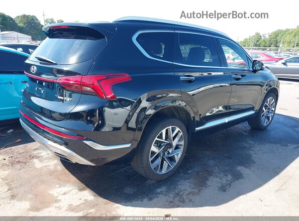 5NMS5DAL2MH354926 2021 HYUNDAI SANTA FE CALLIGRAPHY Black Հետևի աջ