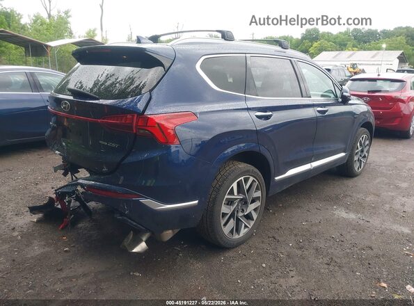 5NMS5DAL2PH543256 2023 HYUNDAI SANTA FE Blue Tył prawy