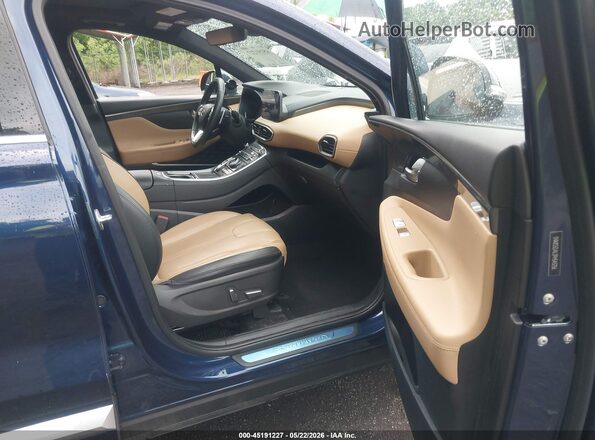 5NMS5DAL2PH543256 2023 HYUNDAI SANTA FE Blue Widok wnętrza z przodu