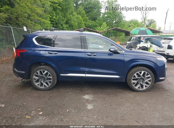 5NMS5DAL2PH543256 2023 HYUNDAI SANTA FE Blue Widok wnętrza z tyłu