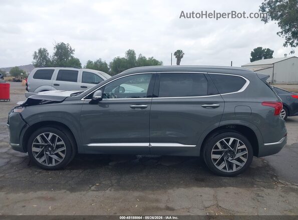 5NMS5DAL5NH459736 2022 HYUNDAI SANTA FE Gray Սալոնի 360 աստիճան տեսք