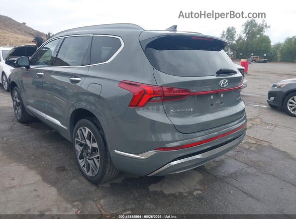 5NMS5DAL5NH459736 2022 HYUNDAI SANTA FE Gray Հետևի ձախ
