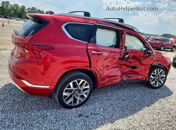 5NMS5DAL7PH587723 2023 HYUNDAI SANTA Burgundy Trasero derecho