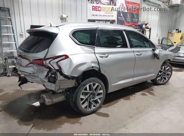 5NMS5DAL8NH393778 2022 HYUNDAI SANTA FE Silver Tył prawy