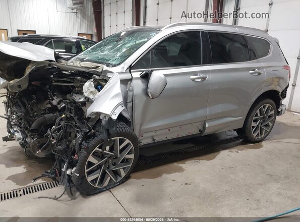 5NMS5DAL8NH393778 2022 HYUNDAI SANTA FE Silver Widok wnętrza 360 stopni