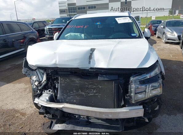 5NMS64AJ0NH375917 2022 HYUNDAI SANTA FE White Սարքավորումների վահանակի տեսք