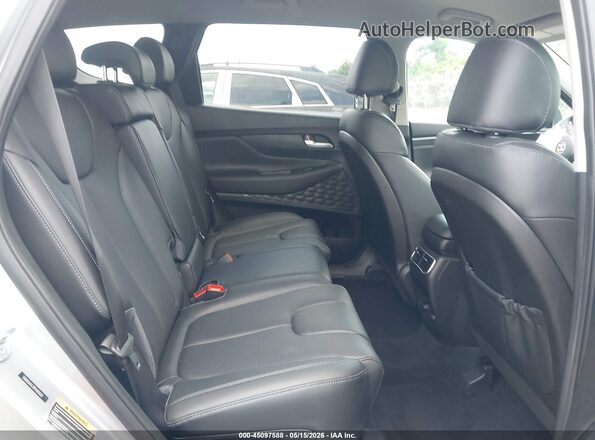 5NMS64AJ1PH490612 2023 HYUNDAI SANTA FE Silver Widok naklejki z numerem VIN