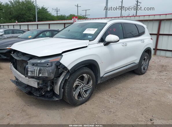 5NMS64AJ2NH376101 2022 HYUNDAI SANTA FE White Vista tres cuartos delantera izquierda