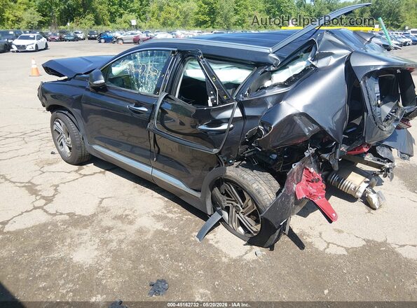5NMS6DAJ0MH364303 2021 HYUNDAI SANTA FE Gray Задня ліва чверть