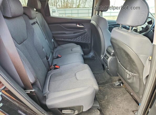 5NMS6DAJ1MH353388 2021 HYUNDAI SANTA Black უკანა სალონის ხედი