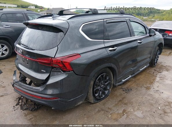 5NMS6DAJ6NH481045 2022 HYUNDAI SANTA FE Серый Задняя правая четверть