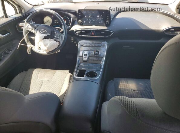 5NMS6DAJ8MH367644 2021 HYUNDAI SANTA White Առջևի վահանակի տեսք