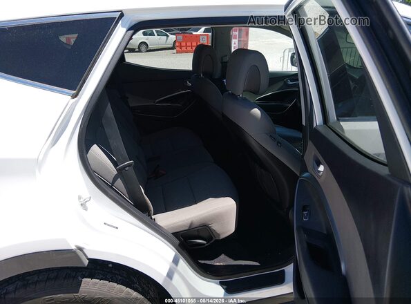 5NMZT3LB2JH072445 2018 HYUNDAI SANTA FE SPORT White Vista de la etiqueta del VIN