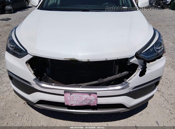 5NMZT3LB2JH072445 2018 HYUNDAI SANTA FE SPORT White Vista frontal