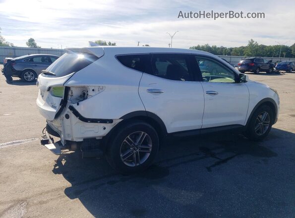 5NMZT3LB8HH027911 2017 HYUNDAI SANTA White Задня права чверть