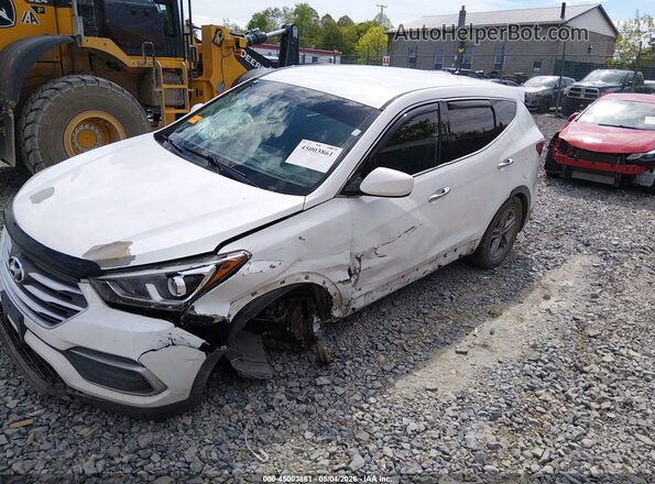 5NMZTDLB9JH092620 2018 HYUNDAI SANTA FE SPORT White Դիմացի տեսք