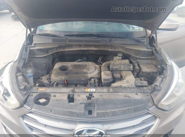 5NMZU3LB2HH007778 2017 HYUNDAI SANTA FE SPORT Brown Вид ззаду
