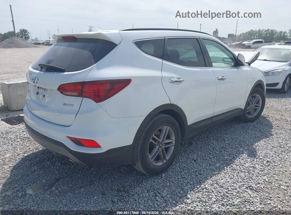 5NMZU3LB4JH064263 2018 HYUNDAI SANTA FE SPORT White Trasero derecho