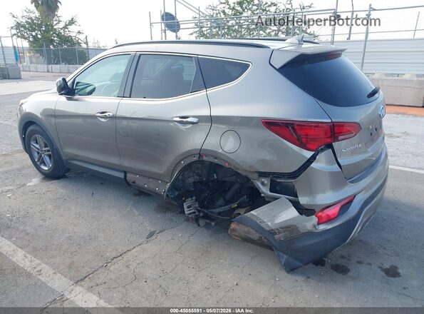 5NMZU3LB7HH040677 2017 HYUNDAI SANTA FE SPORT Silver Trasero izquierdo