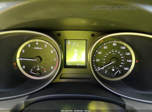 5NMZUDLB1HH002996 2017 HYUNDAI SANTA FE SPORT Серый Вид задних сидений