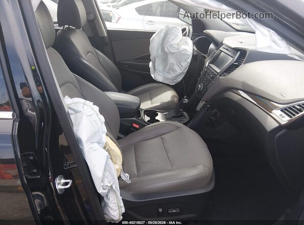 5NMZUDLB1HH034105 2017 HYUNDAI SANTA FE SPORT Черный Вид салона спереди