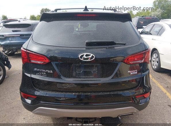 5NMZUDLB1HH034105 2017 HYUNDAI SANTA FE SPORT Черный 