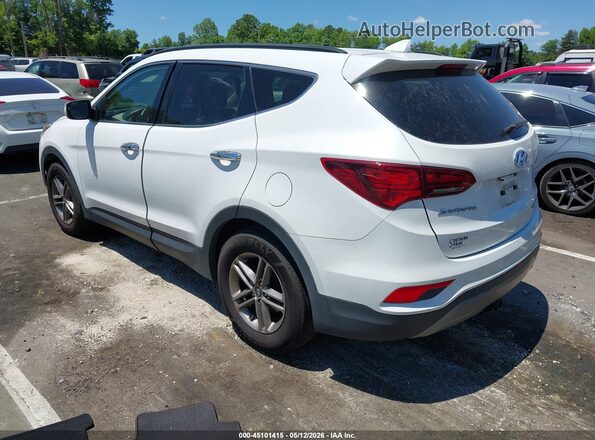 5NMZUDLB1JH055977 2018 HYUNDAI SANTA FE SPORT White Rear left