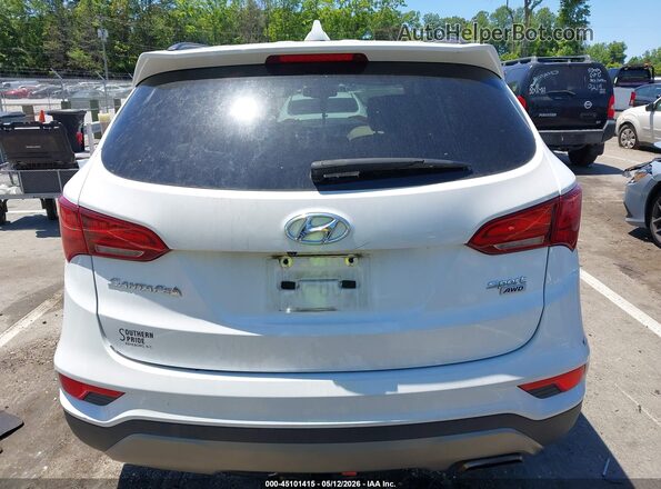 5NMZUDLB1JH055977 2018 HYUNDAI SANTA FE SPORT White 