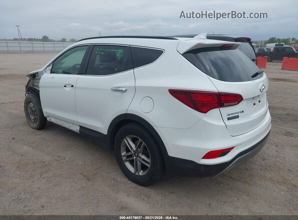 5NMZUDLB1JH080202 2018 HYUNDAI SANTA FE SPORT White Հետևի ձախ