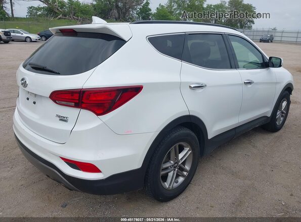 5NMZUDLB1JH080202 2018 HYUNDAI SANTA FE SPORT White Հետևի աջ