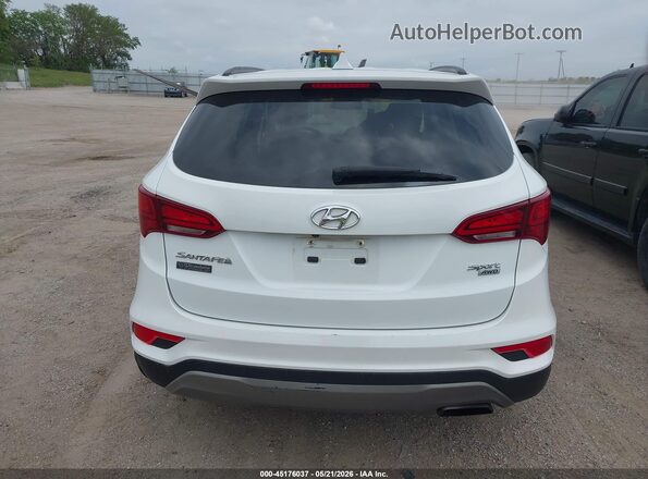 5NMZUDLB1JH080202 2018 HYUNDAI SANTA FE SPORT White 