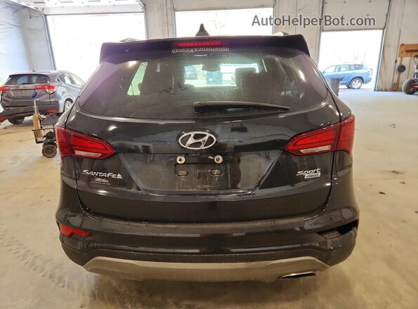 5NMZUDLB2HH006796 2017 HYUNDAI SANTA Black 