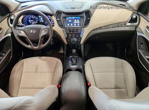 5NMZUDLB2HH006796 2017 HYUNDAI SANTA Black 
