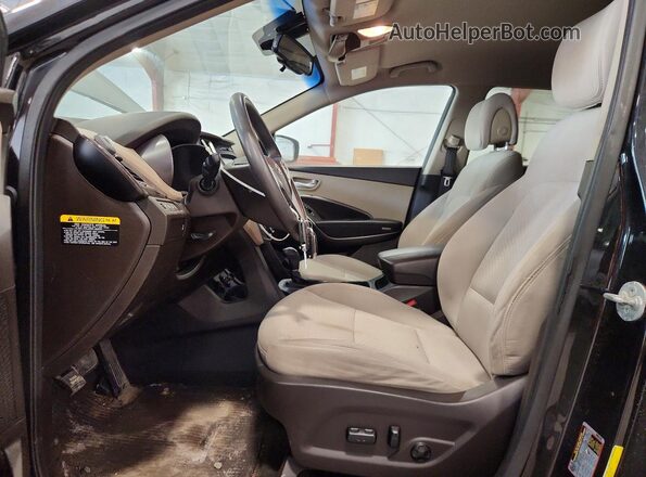 5NMZUDLB2HH006796 2017 HYUNDAI SANTA Black 